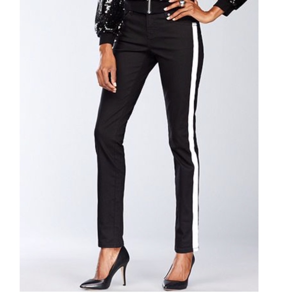 skinny leg tuxedo pants